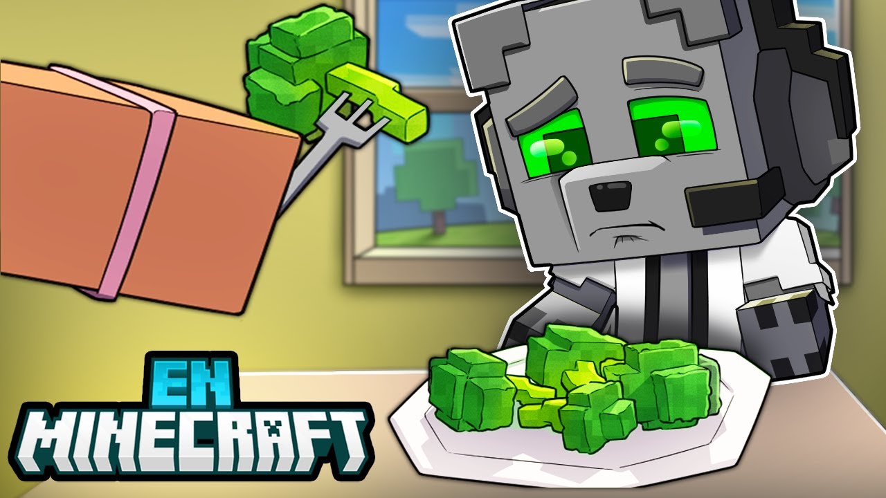 🌎 NO COMÍA explicado EN MINECRAFT 🥦🍽️