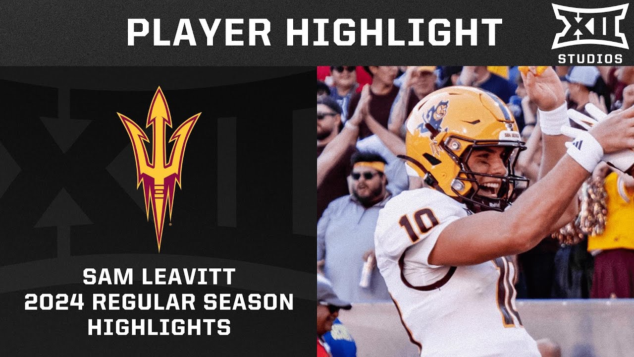 Sam Leavitt 2024 Regular Season Highlights | 2024 Big 12 Football