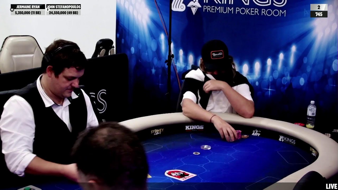 LIVE AT THE KINGS PREMIUM POKER ROOM - ST GEORGE LEAGUES CLUB - MINI MAIN DAY 2 - $450 BUY IN
