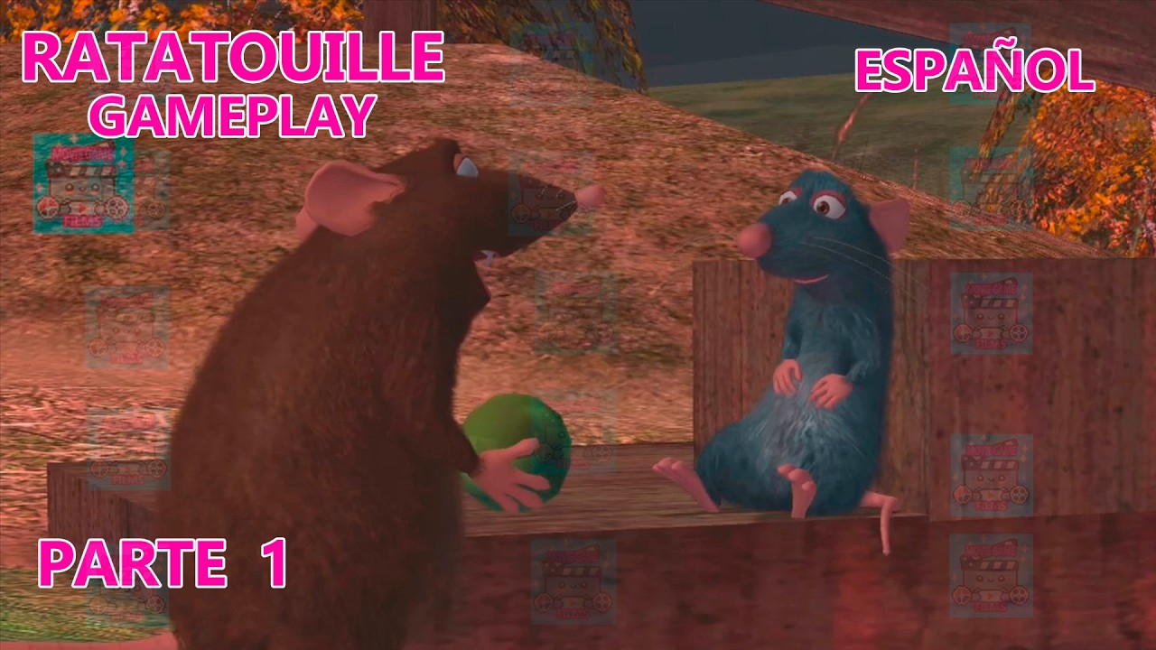 Ratatouille – Gameplay en español Parte 1 | Historia del juego | Movie Game Films