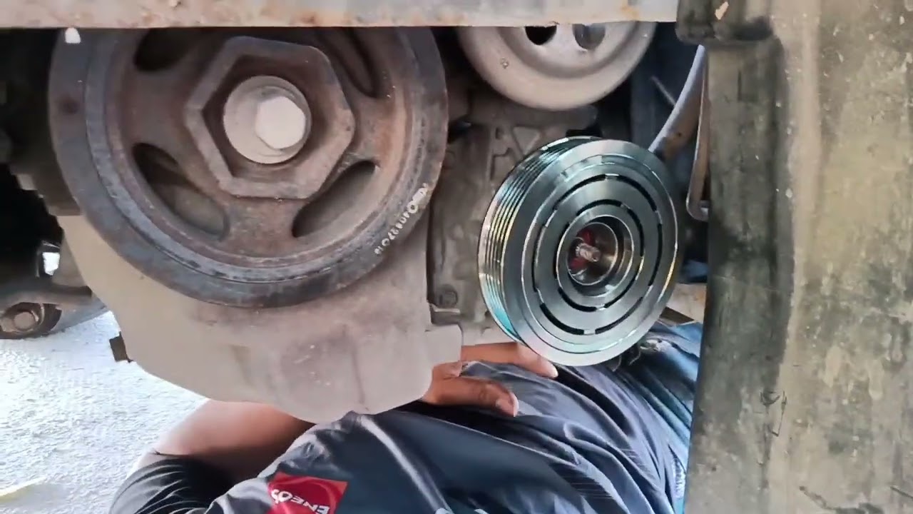 เปลี่ยนหน้าครัชคอมแอร์ ฮอนด้า แจ๊ส Honda Jazz GK