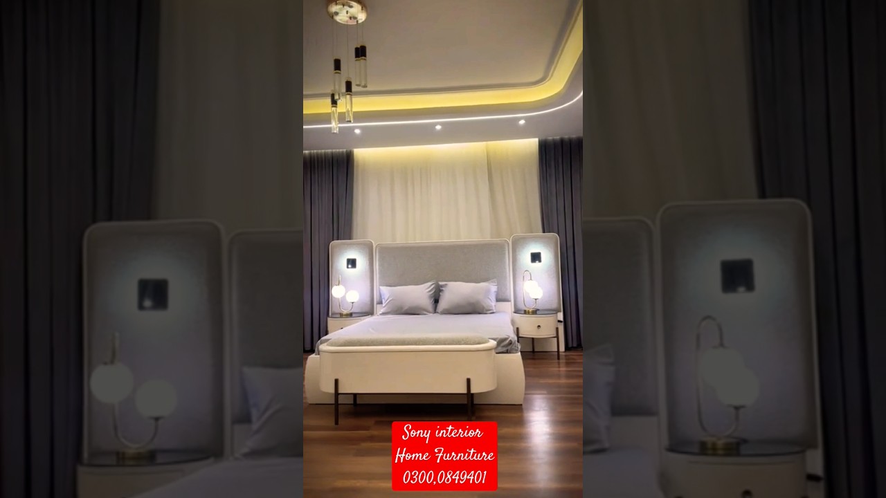 Modern bedroom furniture design ideas / bridal furniture design / #furniture #trending #home #fyp