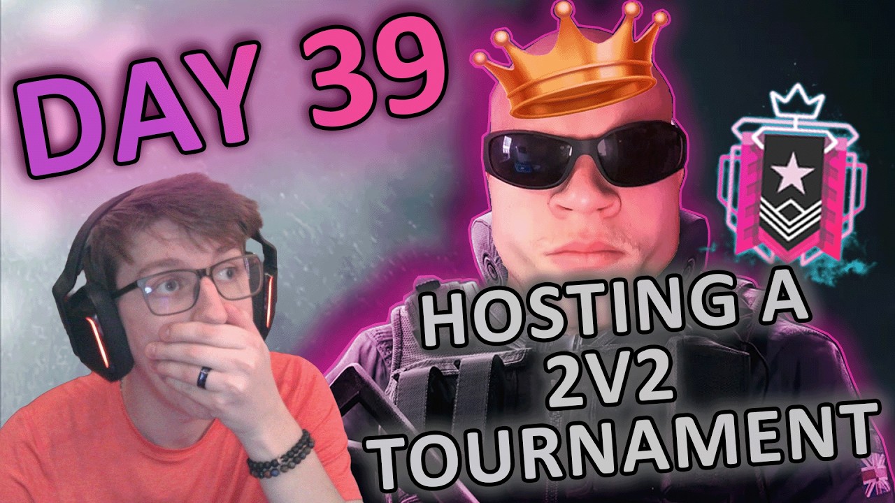 Hosting a 2v2 Tournament - Day 39 ONLY Streaming R6 Until Jynxzi Coaches Me - LIVE NOW