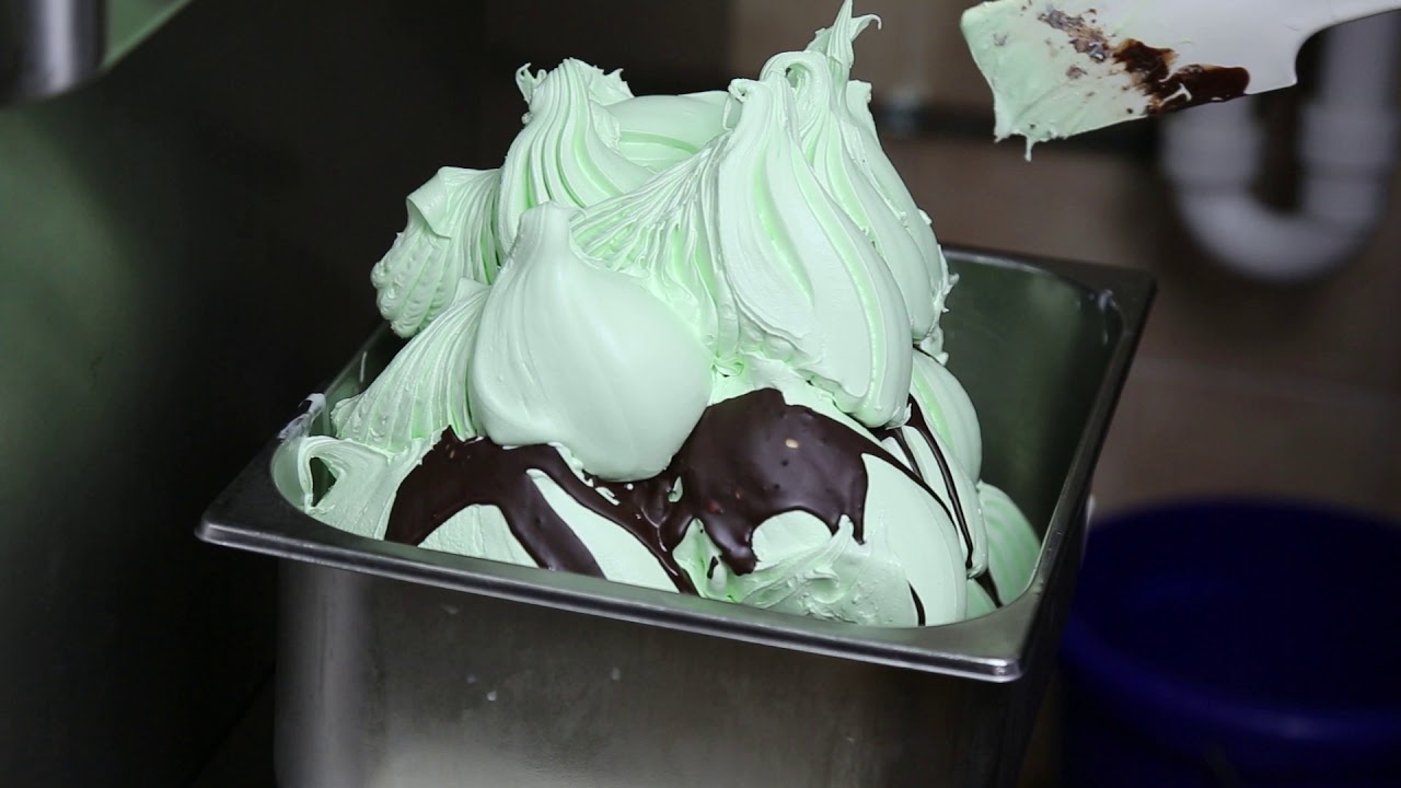 Eis Costa - Herstellung Minzeis