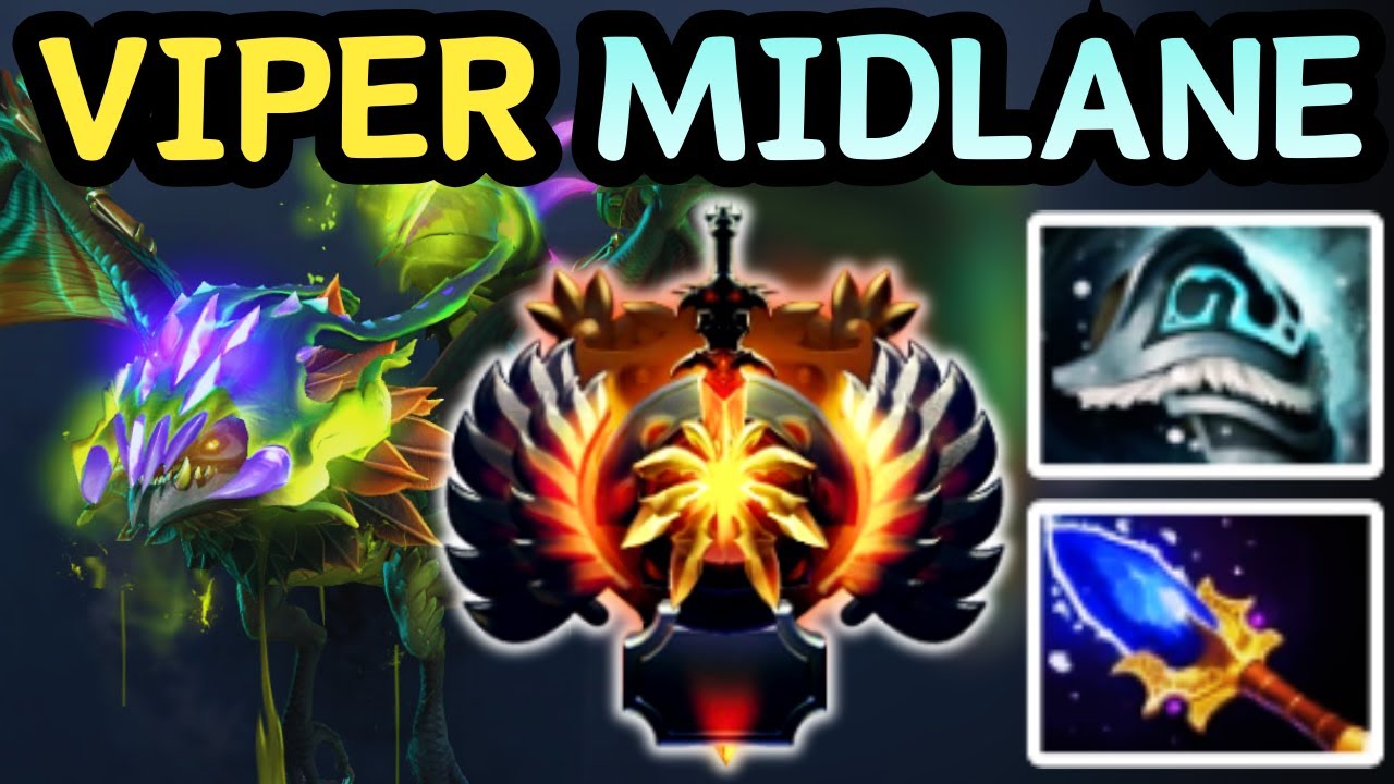 🔥 VIPER MID DAMAGE OVER TIME, NO ESCAPE | DOTA 2 GAMEPLAY 🔥