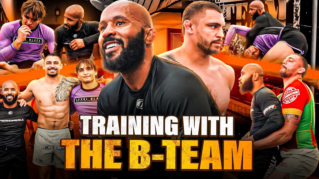Demetrious Johnson INTENSE BJJ Sparring vs Nicky Rod & The B-Team!  | MIGHTY JOURNEY!