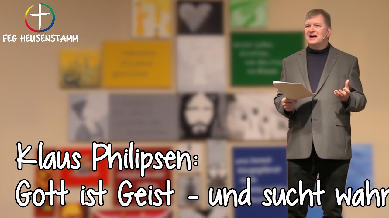 Gott ist Geist - und sucht wahre Anbeter!