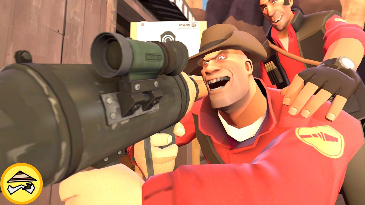 [TF2] СОЛДАТ решает вместо этого стрелять из снайперской винтовки!