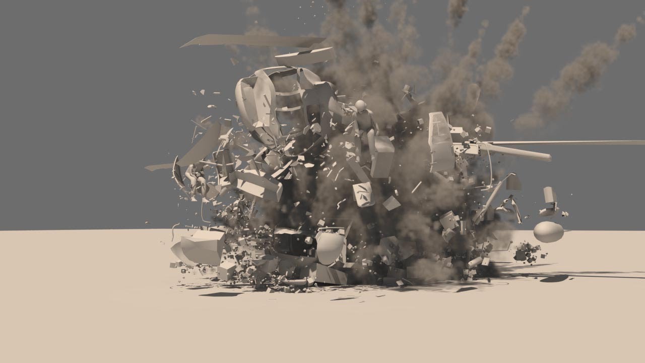 Helicopter Destruction Tutorial Using Rayfire 1.69