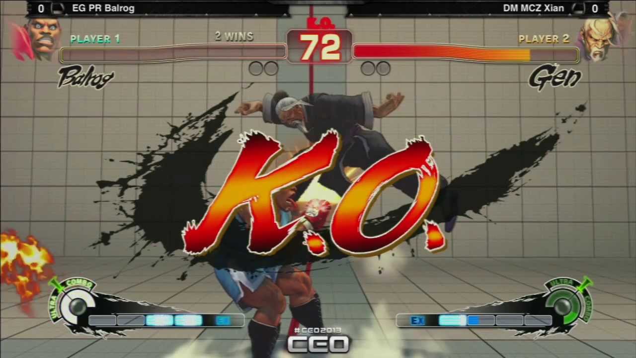 CEO2013: SSF4 AE Ver. 2012 - EG PR Balrog vs DM MCZ Xian - Winners Semis