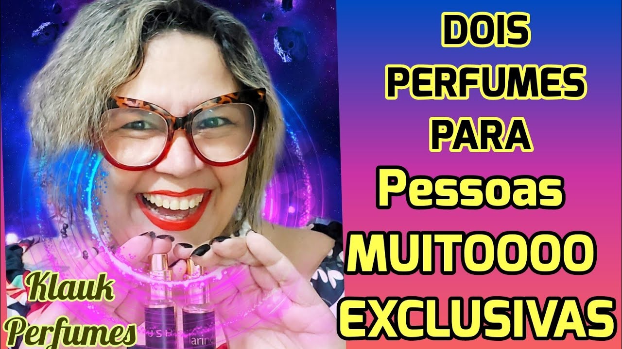 DOIS PERFUMES KLAUK  PARA PESSOAS MUITOOOOO EXCLUSIVAS  🤑🤑🤑🤑 : MARINO E LUSH. VEM VER!