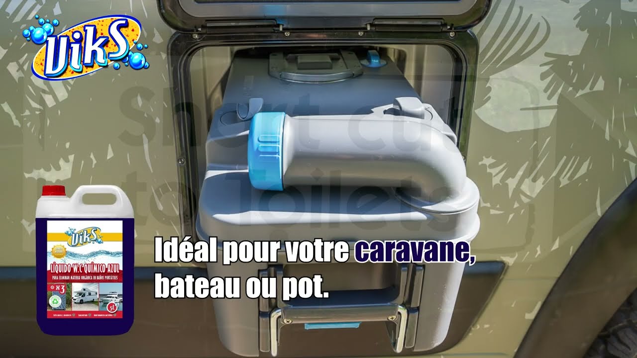 LIQUIDE BLEU WC : ADDITIF CONCENTR&Eacute; POUR R&Eacute;SERVOIRS D'EAUX NOIRES AMAZON VIKS