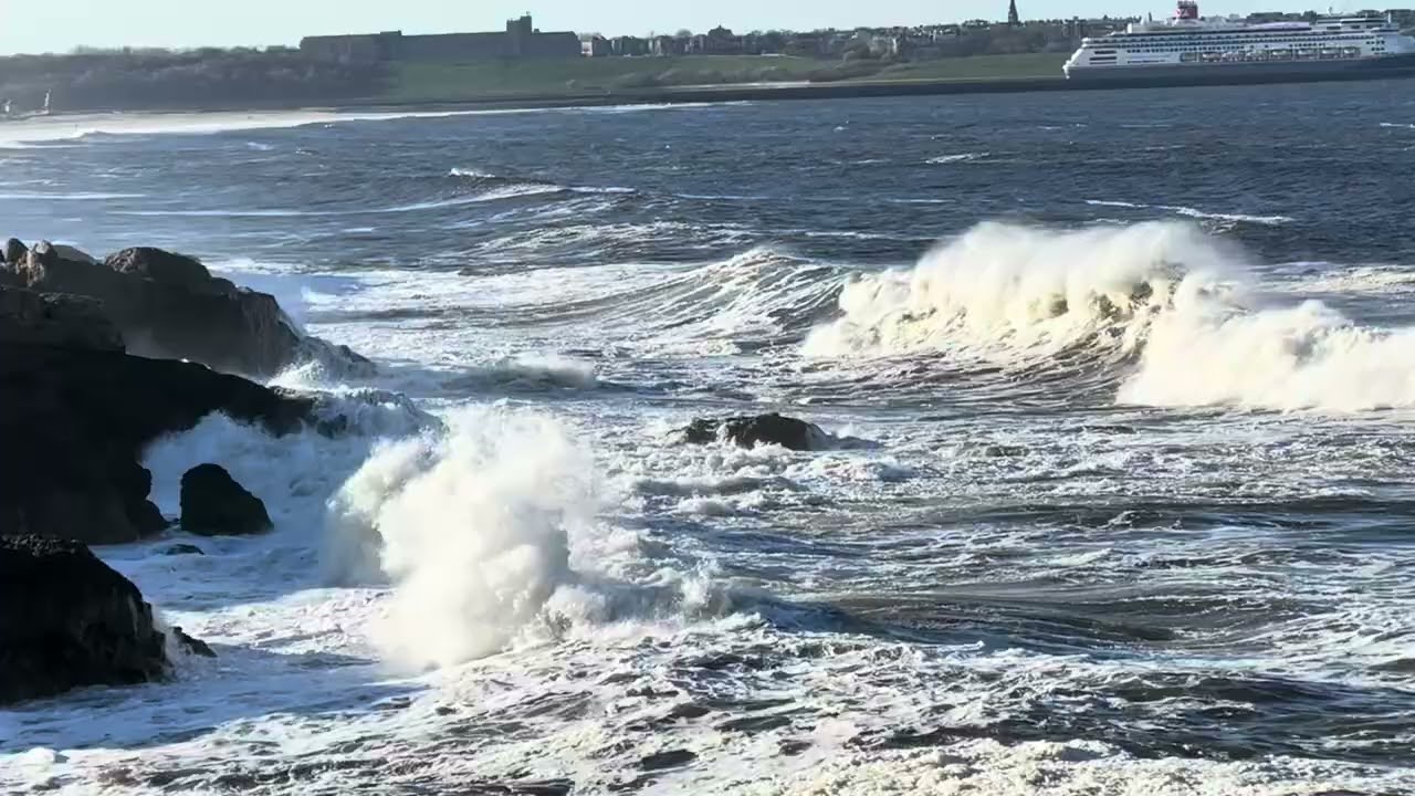 England - South Shields - Marsden Cliffs 4K