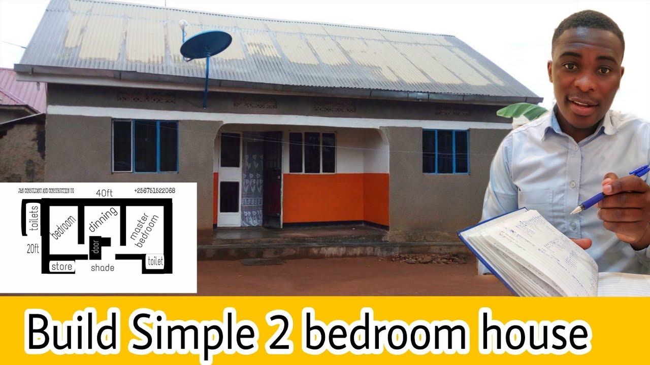 Cost of building simple 2 bedroom house in Uganda.okuzimba rooms biri mu Uganda