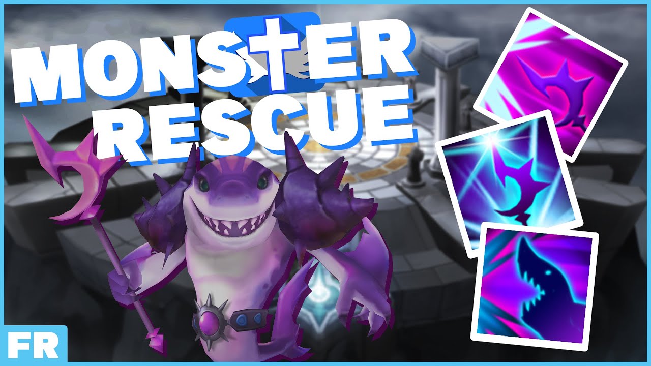 Enfin une utilit&eacute; &agrave; Calicus le Requin Coursier T&eacute;n&egrave;bres ?! - Monster Rescue