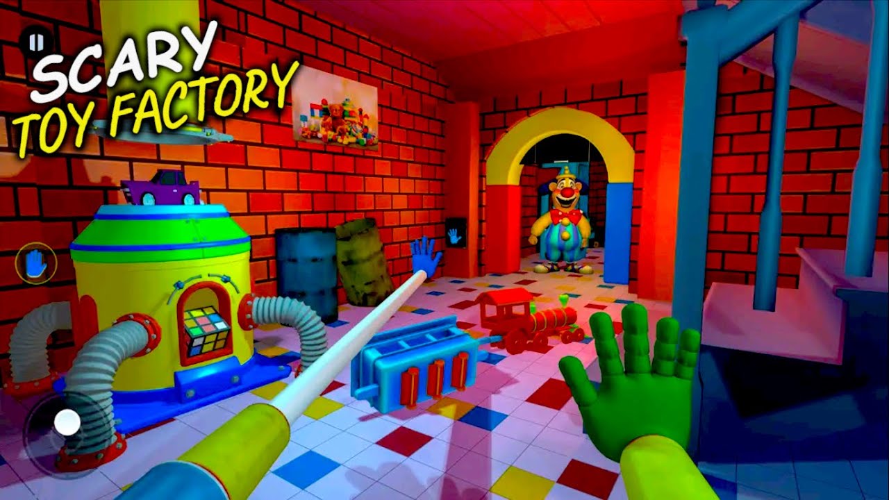 SCARY TOY FACTORY NIGHT 3!! Escape from scary clown in the toy factory, full game mobile.