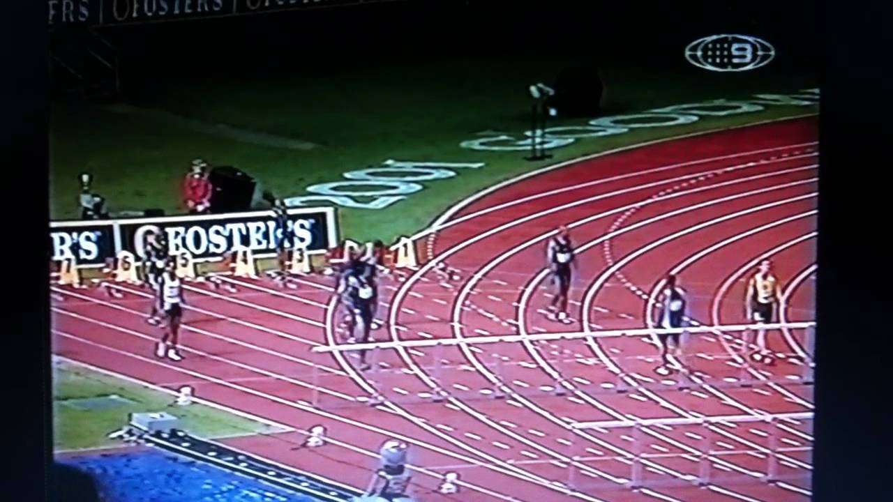 110m Hurdles Final Goodwill Games 2001