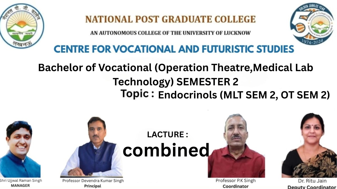 Endocrinols (MLT SEM 2, OT SEM 2)