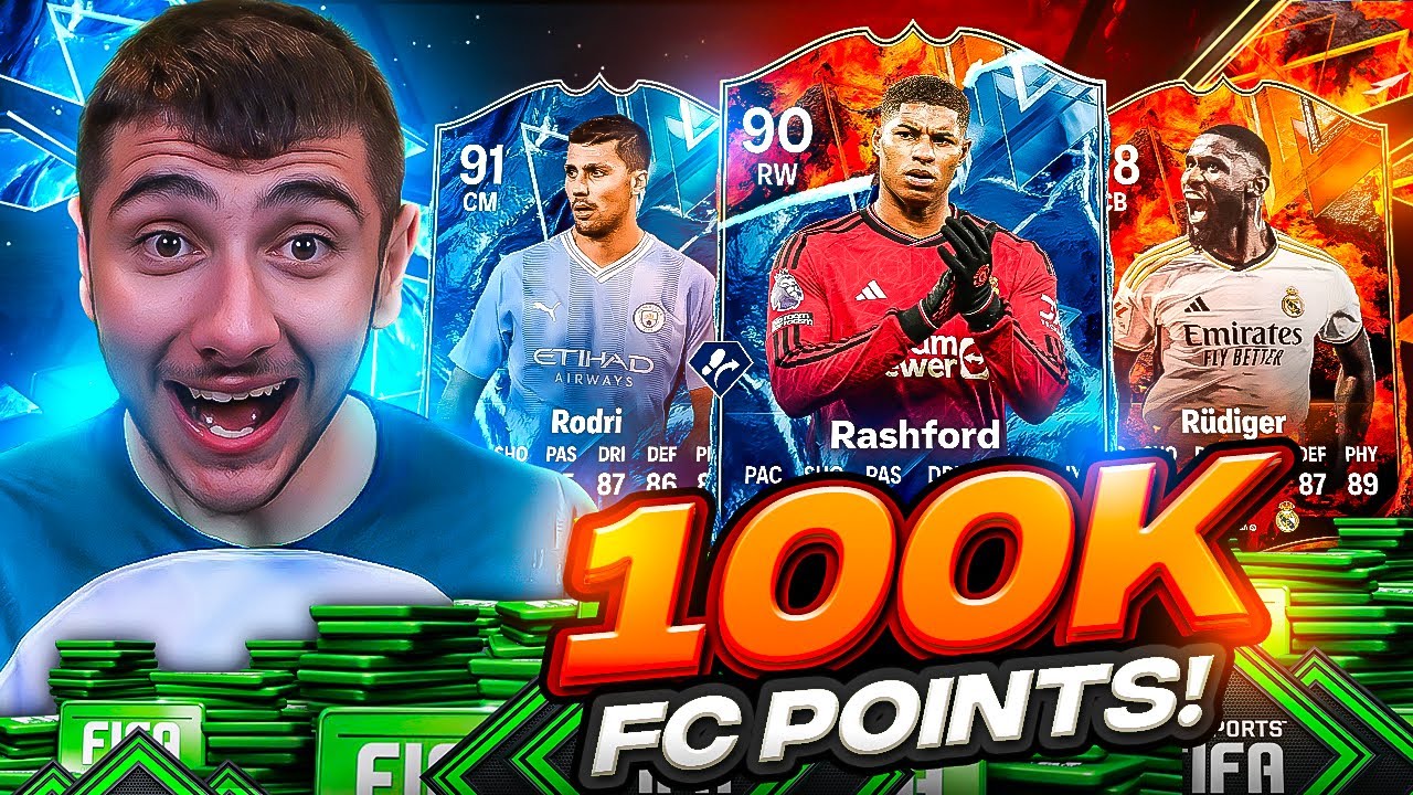 I Spent 100,000 FC Points On FIRE & ICE TEAM 2!