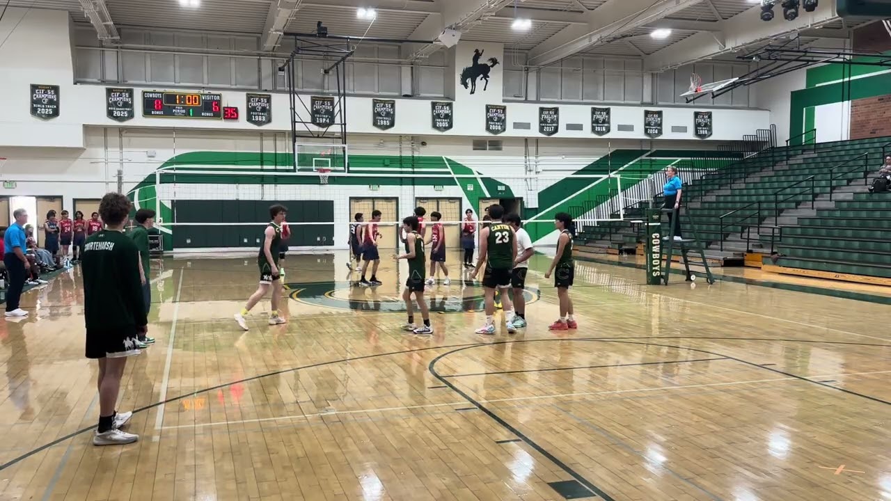 1st set canyon vs Lancaster 