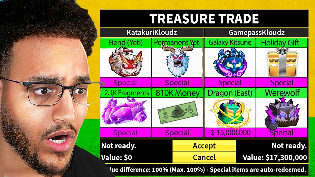 Trading FIEND Bundle For 24 Hours in Blox Fruits!