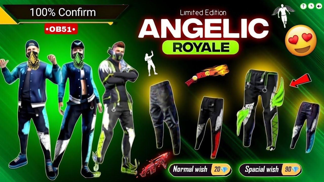 Ob51 Update 🤯 Angelic Pant Return Confirm Date 🥳 | Next Universal Ring Event | Free Fire New Event 