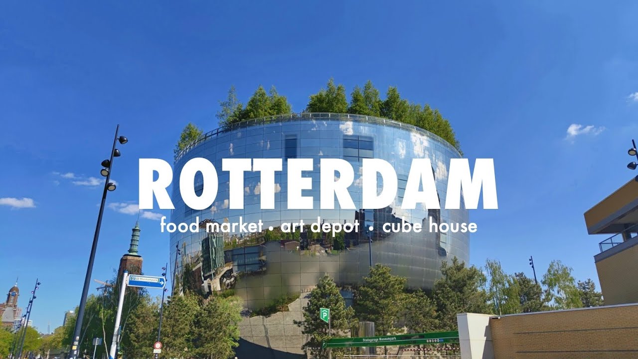 rotterdam vlog 🇳🇱 | food market, art depot and cube house