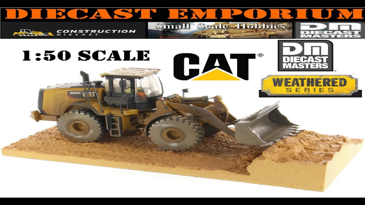 1:50 Scale Diecast Masters Weathered Series Caterpillar 966M Wheel Loader