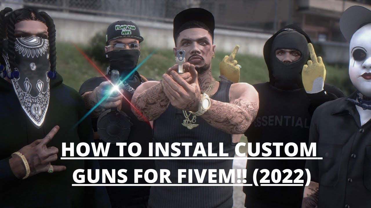 HOW TO INSTALL CUSTOM GUNS IN FIVEM!! | 2024 Updated