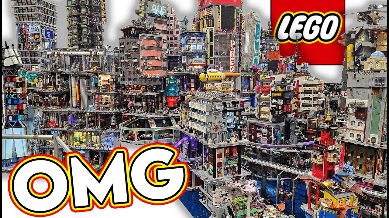 This LEGO City is HUGE! My Last Day at Brickworld VLOG