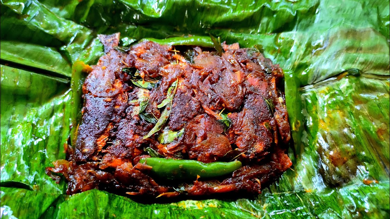 മത്തി വാഴയിലയിൽ പൊള്ളിച്ചത് 👌🔥 /Sardine in Banana Leaf / Kerala Style