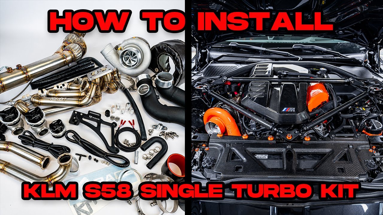 BMW M3/M4 (G80/G82) KLM S58 Single Turbo Install
