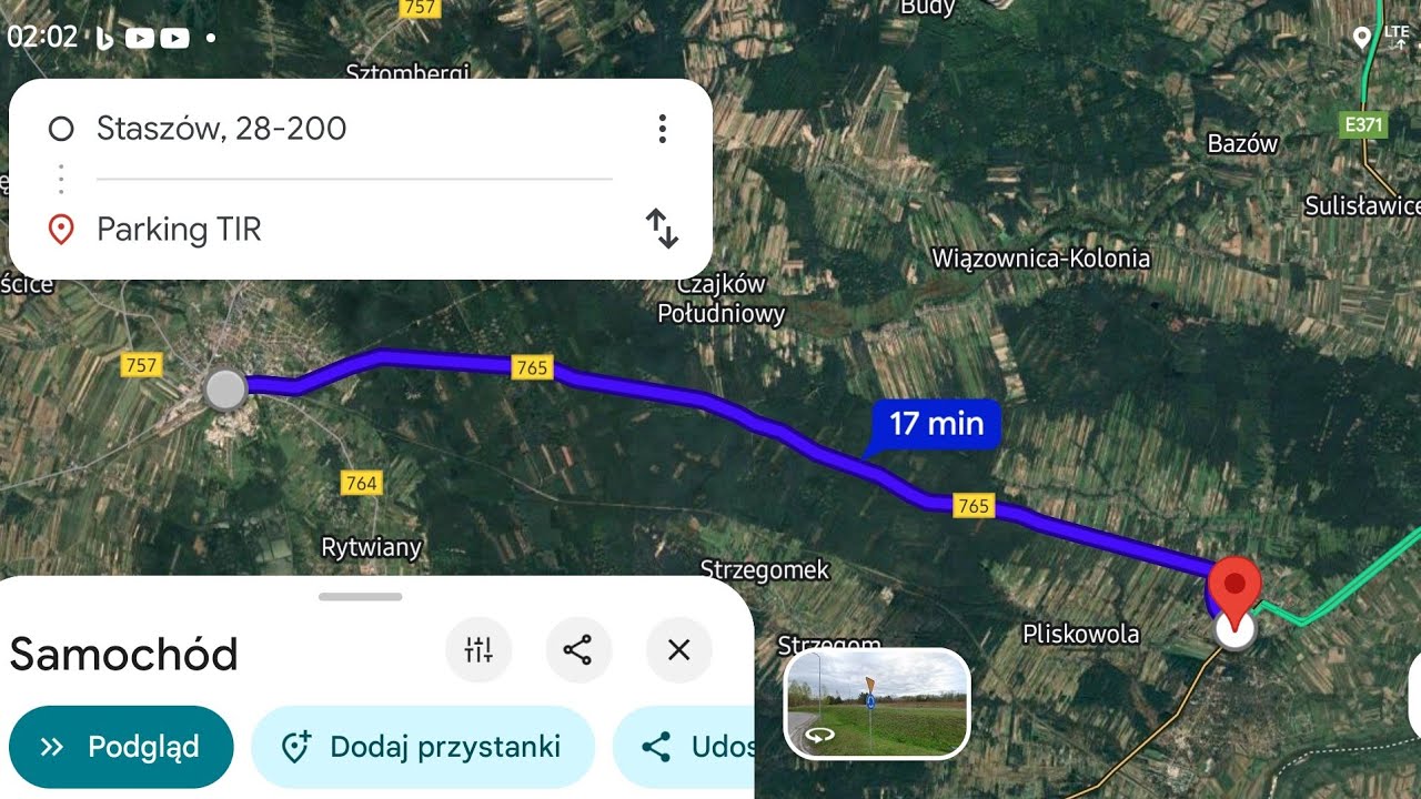 CabView- DW 765 Staszów- Osiek (DK 79) 01.26