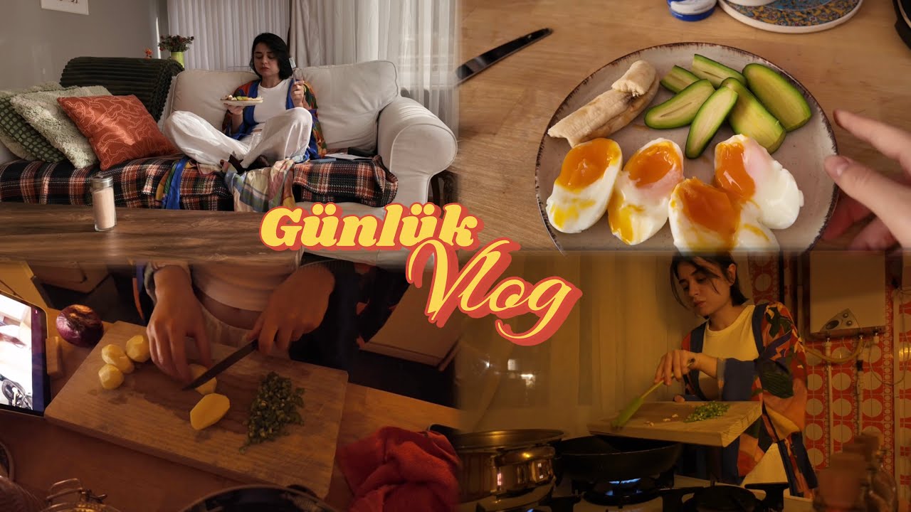 mini ev günü | tek aktivitem yemek yapmak ve yemek oldu | safe bi vlog 🍲 