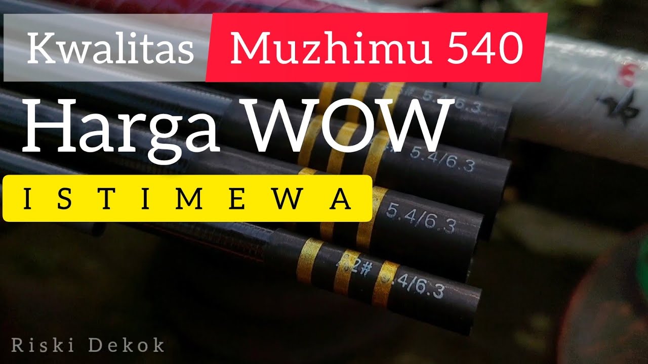 ISTIMEWAH  ! Joran Tegek Muzhimu Monster Pink  540 cm  | unboxing Review ros panjang
