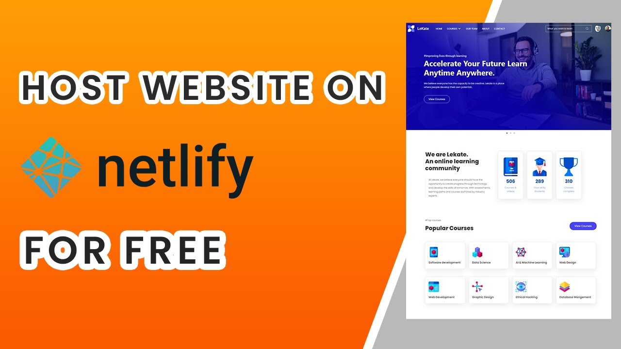 Host/Upload Your Website On Netlify For Free || In Urdu/Hindi