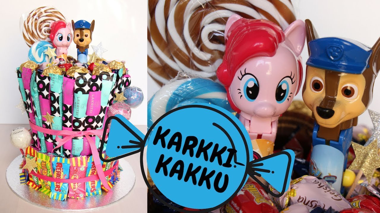 Karkkikakku | syntymäpäiväkakku