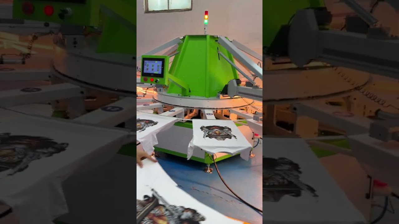 6 colors 14 pallets octopus printing machine from Chendi China!