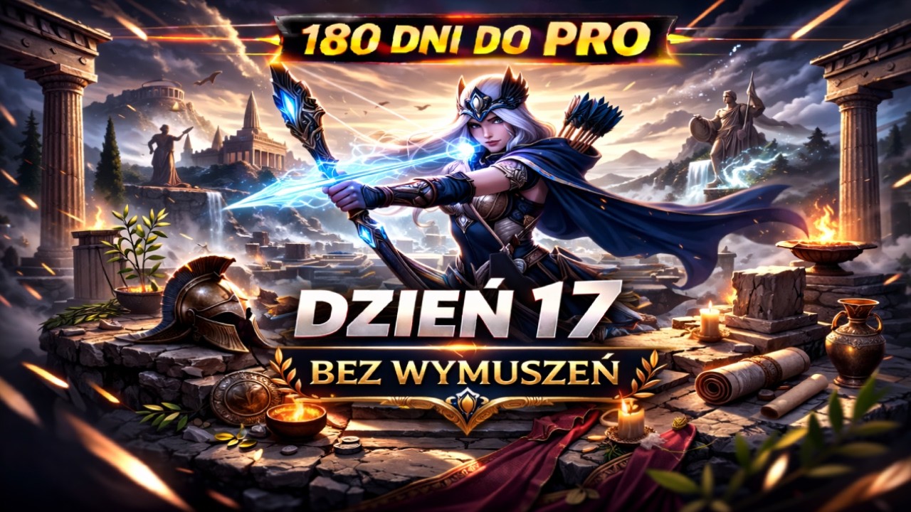 180 dni do pro. Dzien 17. Mindset carry. Stoicki Stream