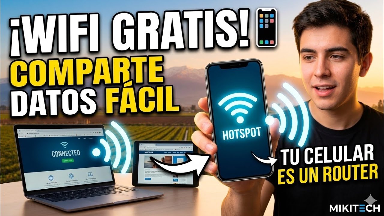 Cómo crear una red wifi desde tu smartphone 