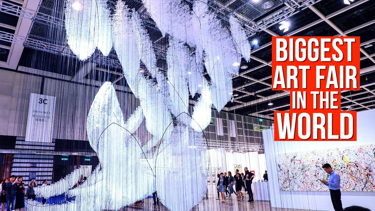 INSIDE most expensive art fair in the world!! private tour