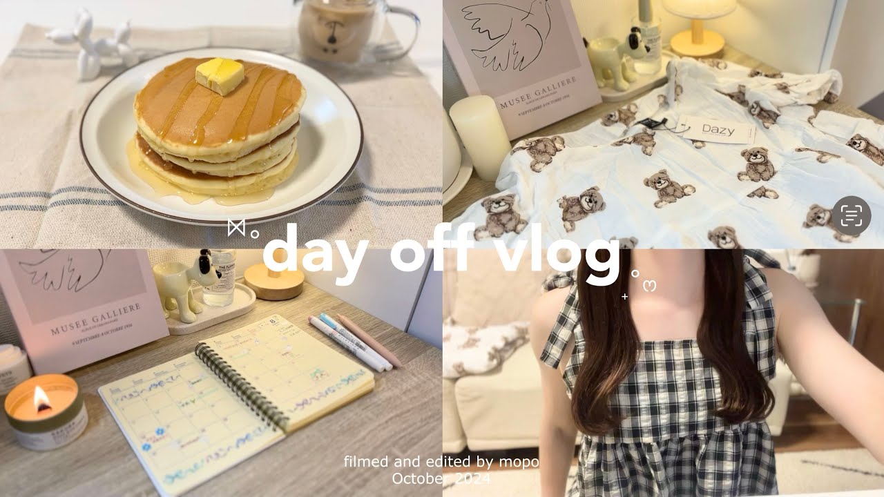 社会人の休日vlog🫧 ₊˚ෆ ⌇ shein購入品が大当たり🎀 | スケジュール帳🕯️ | 自炊記録🧑🏻‍🍳 | ベーグル作り