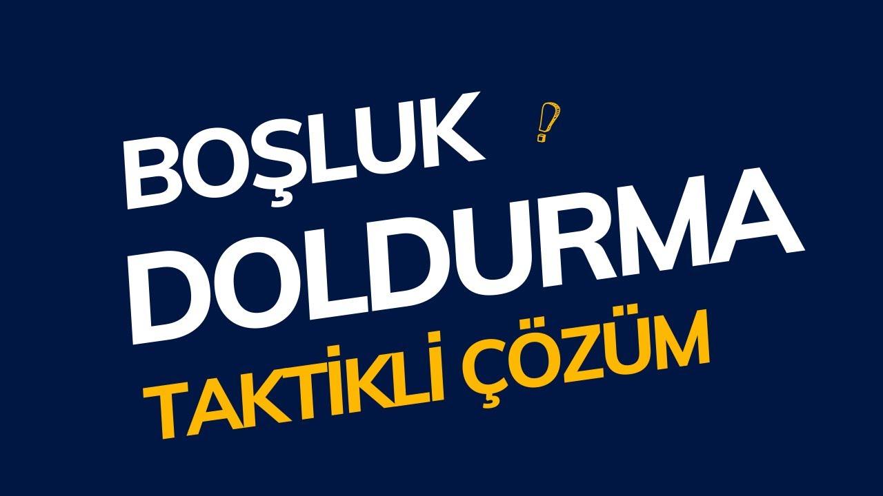 2019 Arapça YDS 1. Soru Analizi (CÜMLE BOŞLUK DOLDURMA)