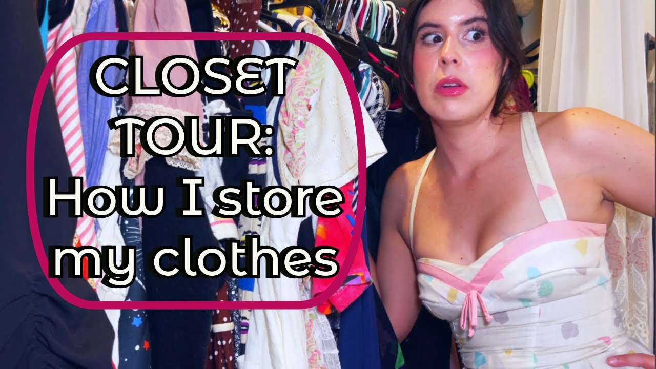 a very real closet tour: where I store all my 2000's and 2010's clothes