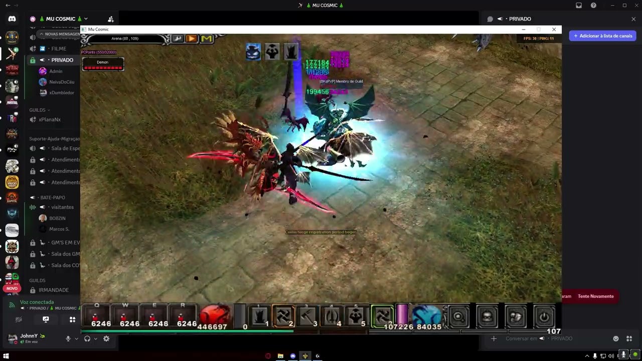 Mu Cosmic PVP DE BK | By xNegoDrama