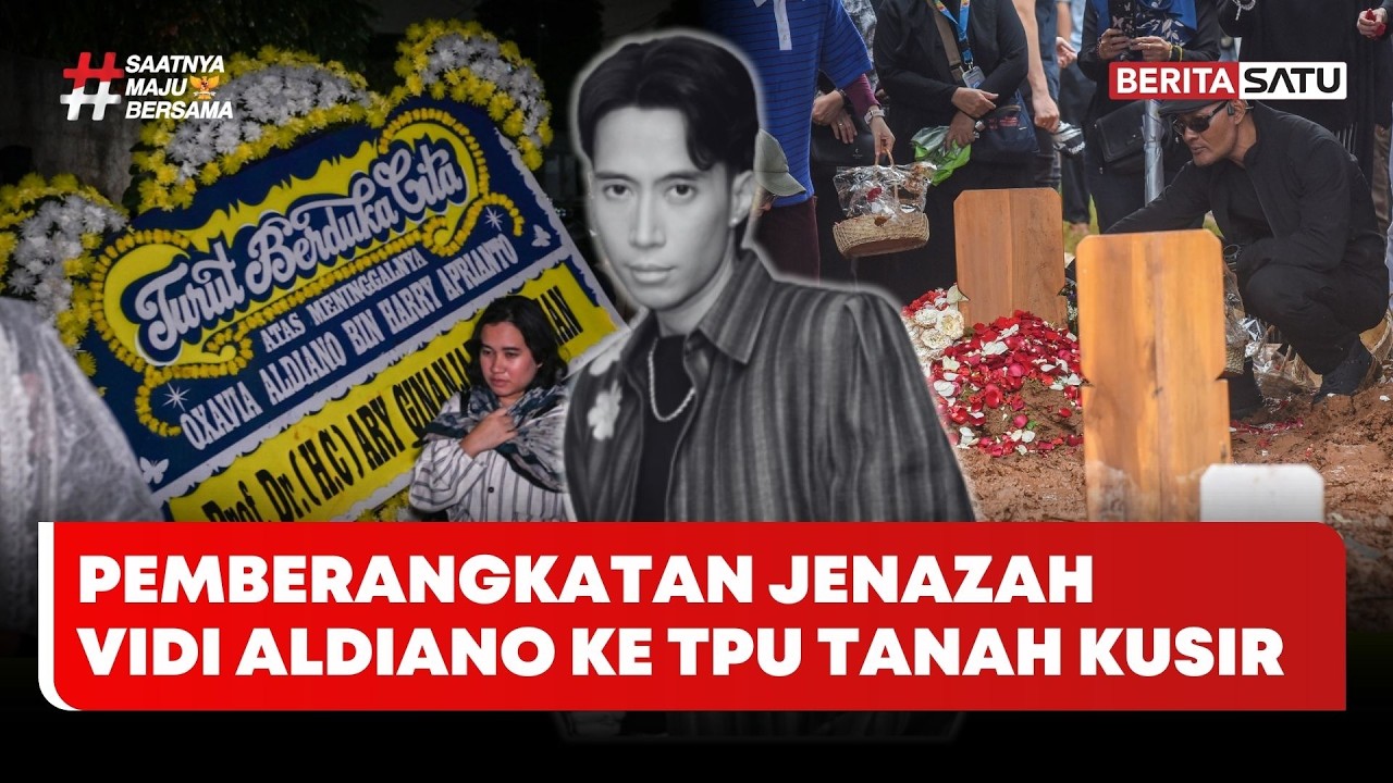 Pemberangkatan Jenazah Almarhum Vidi Aldiano ke TPU Tanah Kusir #beritasatu