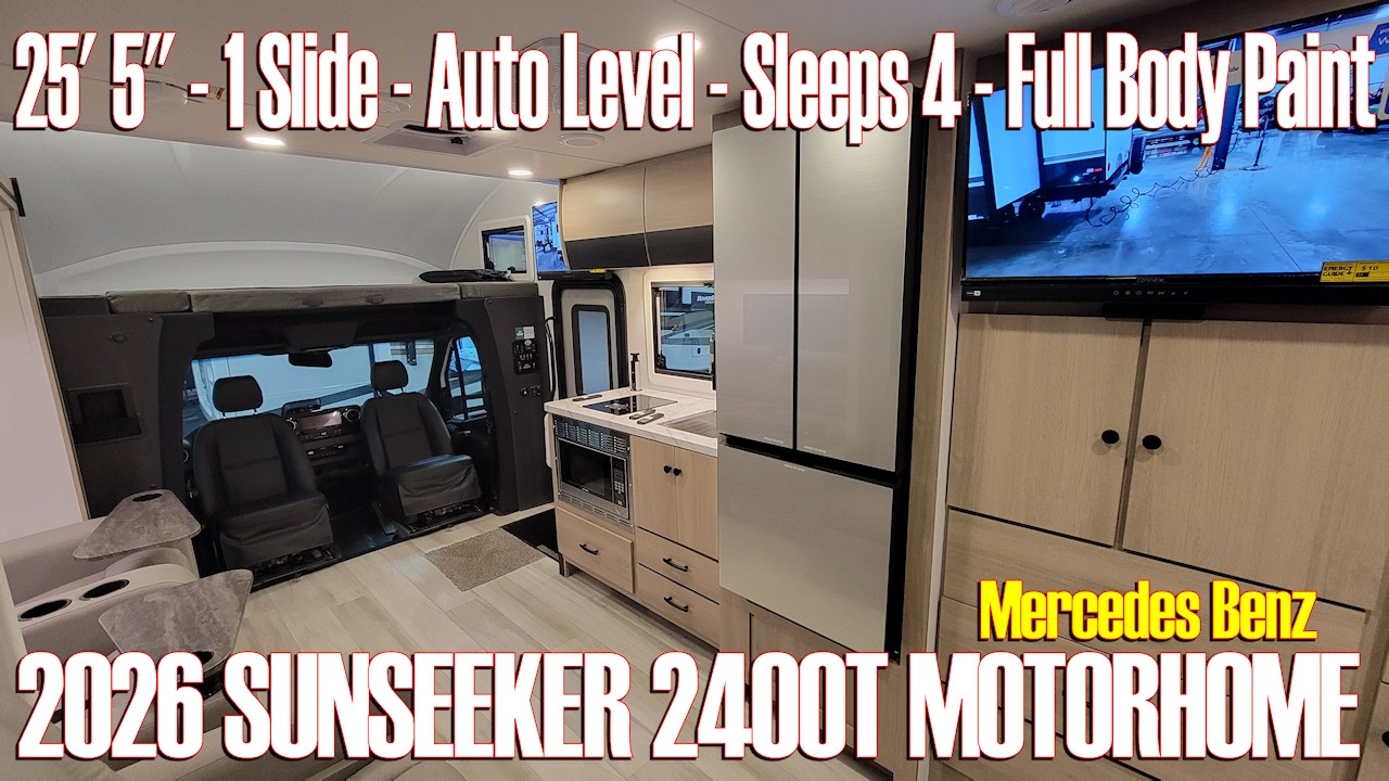 Small RV With Big Features! 2026 Sunseeker 2400T Class C motorhome by Forestriver @ Couchs RV Nation