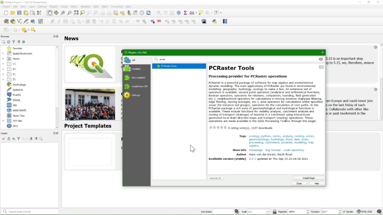 Установите инструменты PCRaster, SAGA и GRASS для QGIS с помощью установщика OSGeo4W.