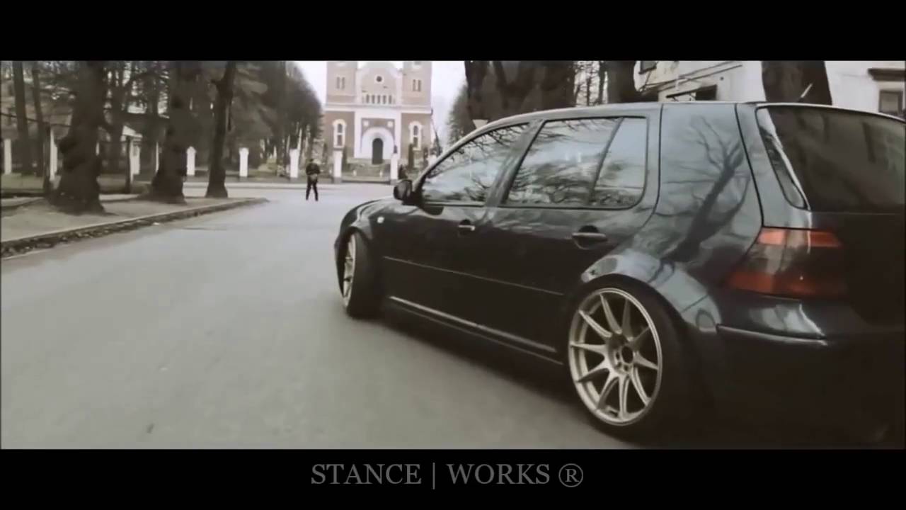 VW Golf mk4 StanceWorks - Low the Slow dropped