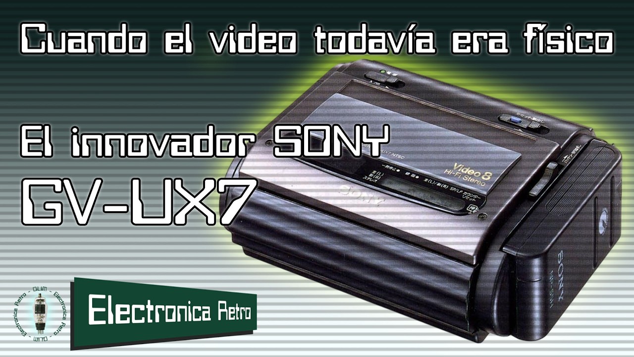 Sony GV-UX7: El reproductor que llegó a los límites de la innovación audiovisual japonesa.